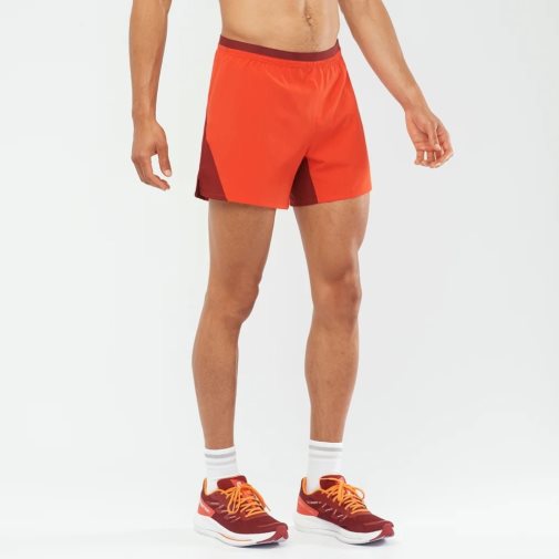 Bermudas Salomon Cross 5'' Hombre Rojos | MX VEIC382